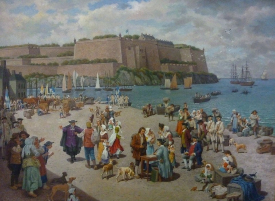 Frankreich - Le Palais auf Belle-Ile - Leben im Mittelalter vor der Kulisse der Zitadelle
