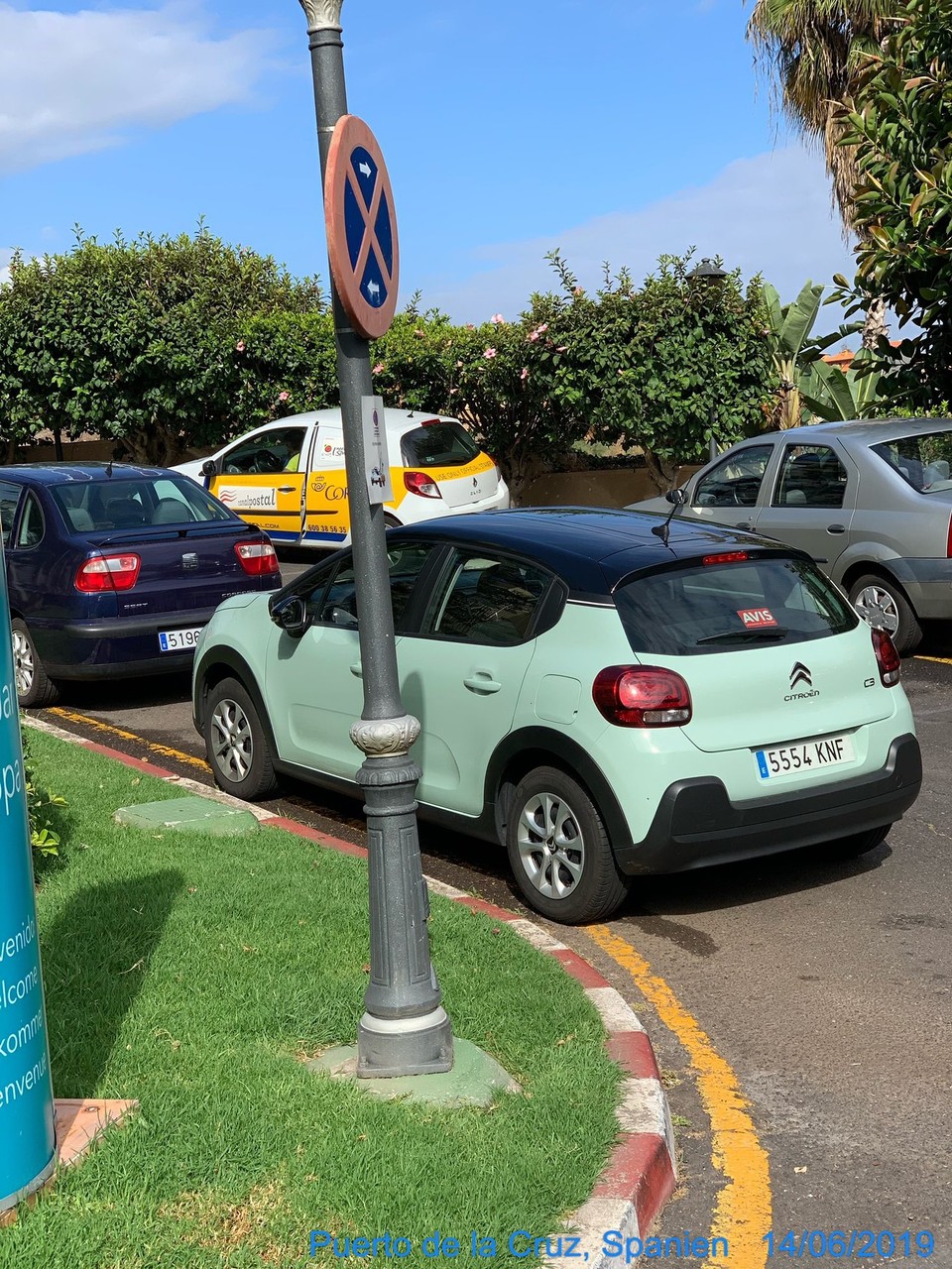 Spanien - Puerto de la Cruz - So schaut mein First class Parkplatz aus
