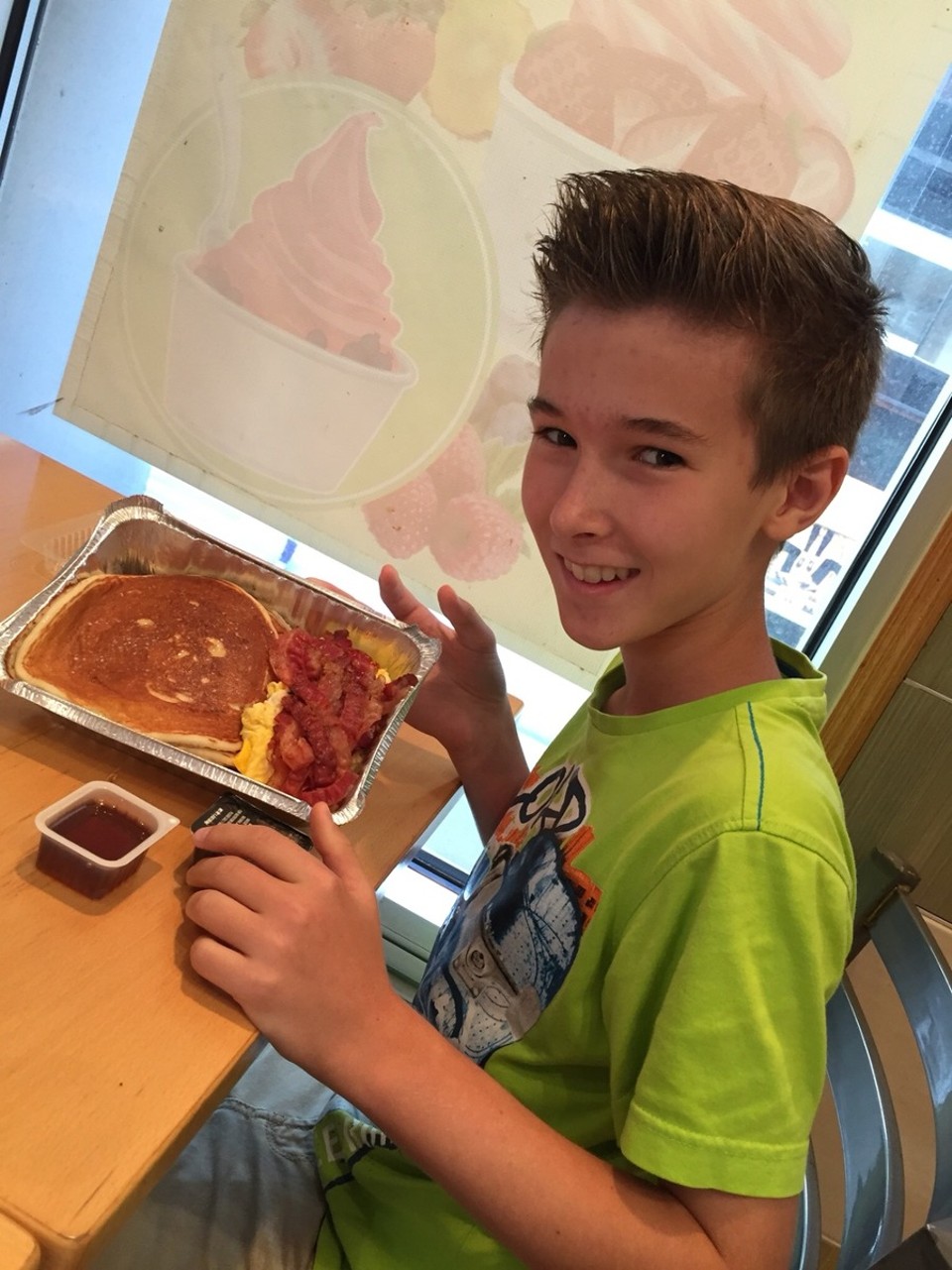 Frühstück und Apple Store -  - 