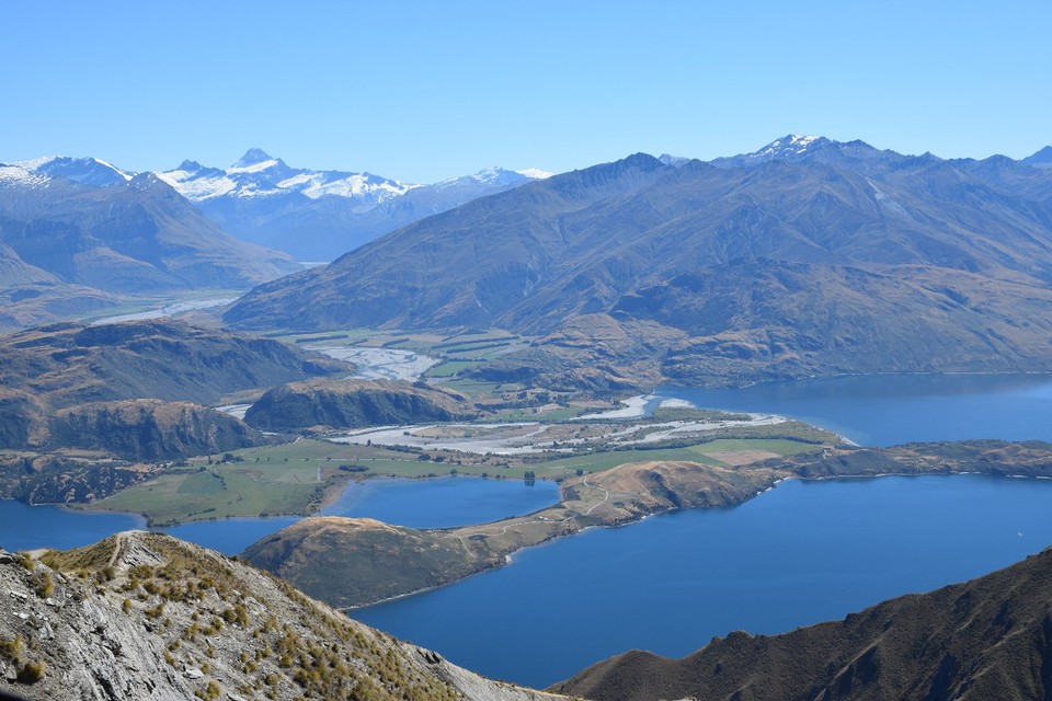 Neuseeland - Wanaka - Ausblick vom Gipfel