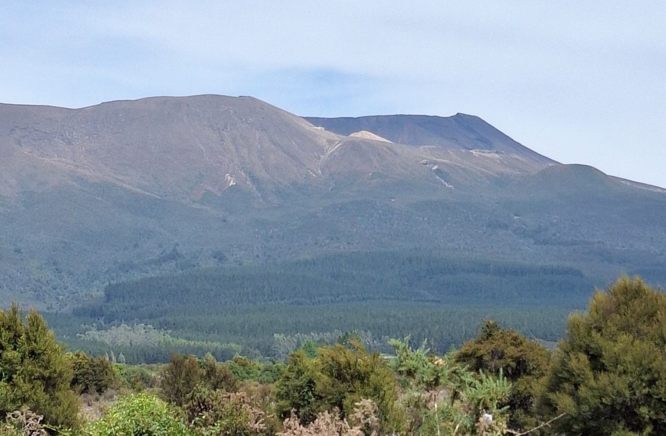 Neuseeland - Turangi - Blick auf die Vulkane