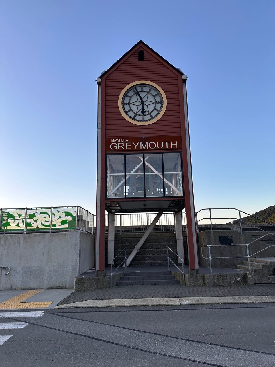 Neuseeland - Greymouth - Glock tower in Greymouth 