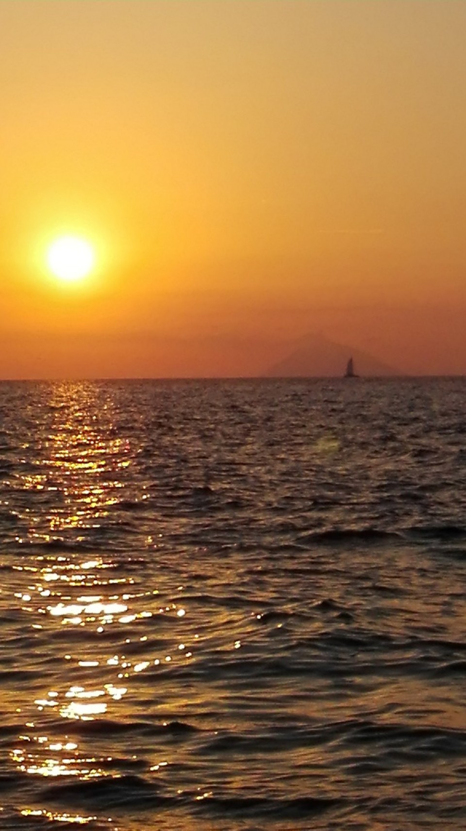 Italien - Santa Domenica - Nochmal ein traumhafter Sonnenuntergang.