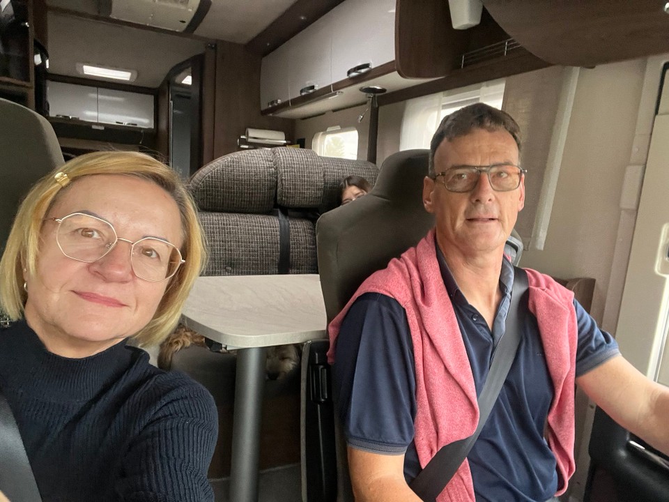 Deutschland - Oberhausen - Wir sind gestartet und waren das erste mal komplett ;-) 
Natalie ist hier noch etwas unsichtbar, aber das ändert sich noch….

