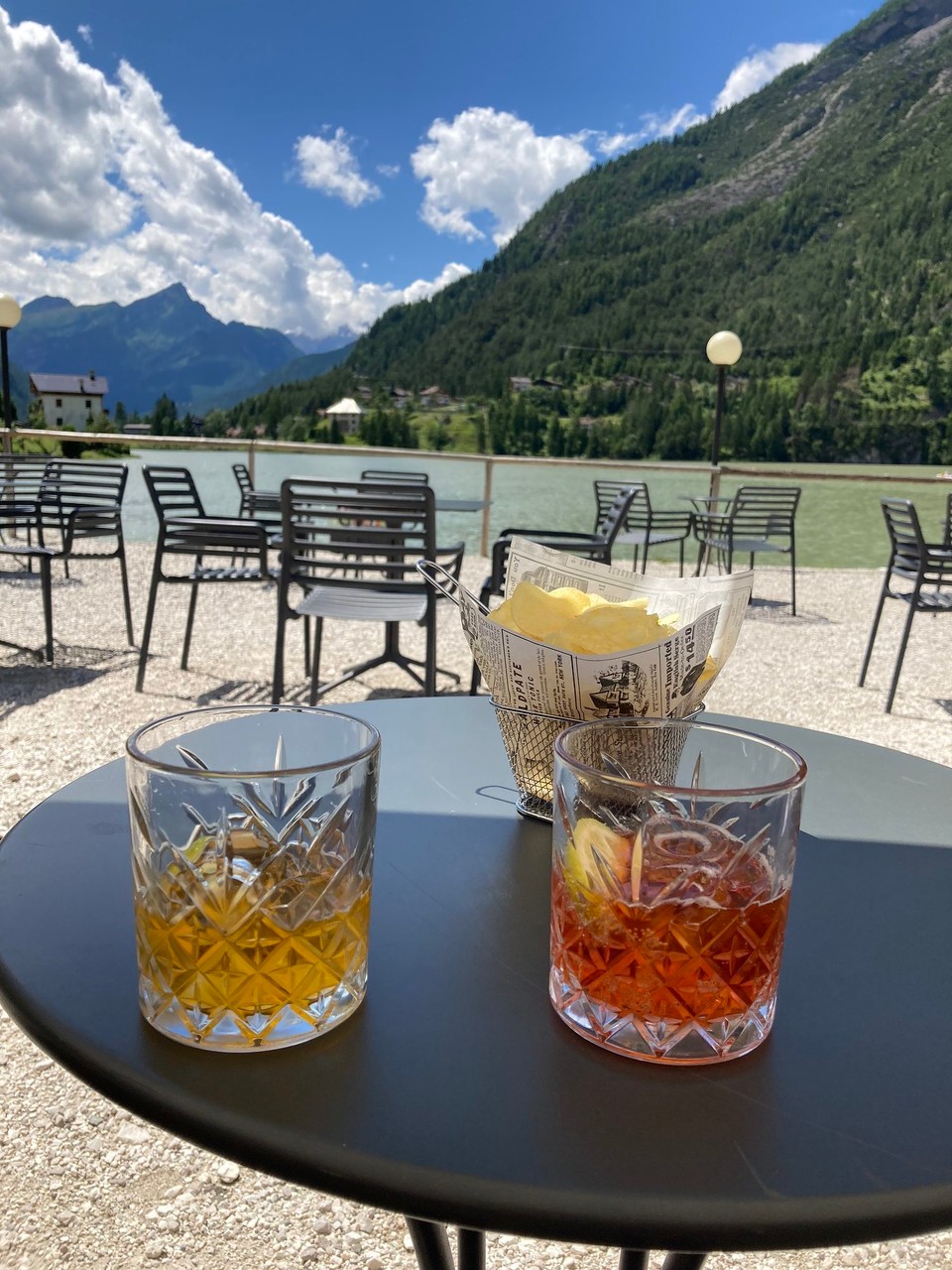 Italien - Alleghe - Am See, der nicht zum Baden einlädt 