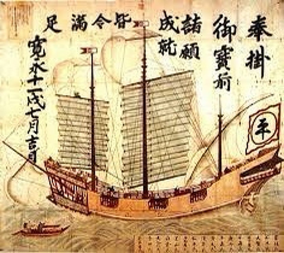 Japan - Kyoto - Schiffbauplan 