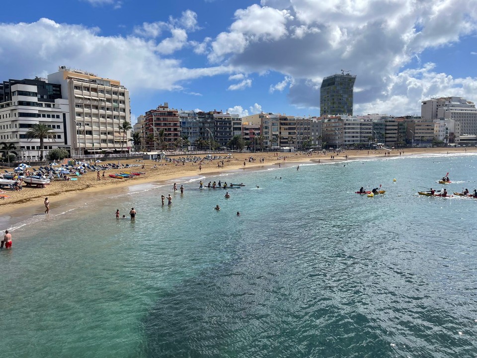 Spanien - Las Palmas de Gran Canaria - …. Playa de Las Canteras (Las Palmas de Gran Canaria)