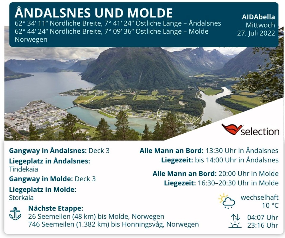 Norwegen - Åndalsnes - 