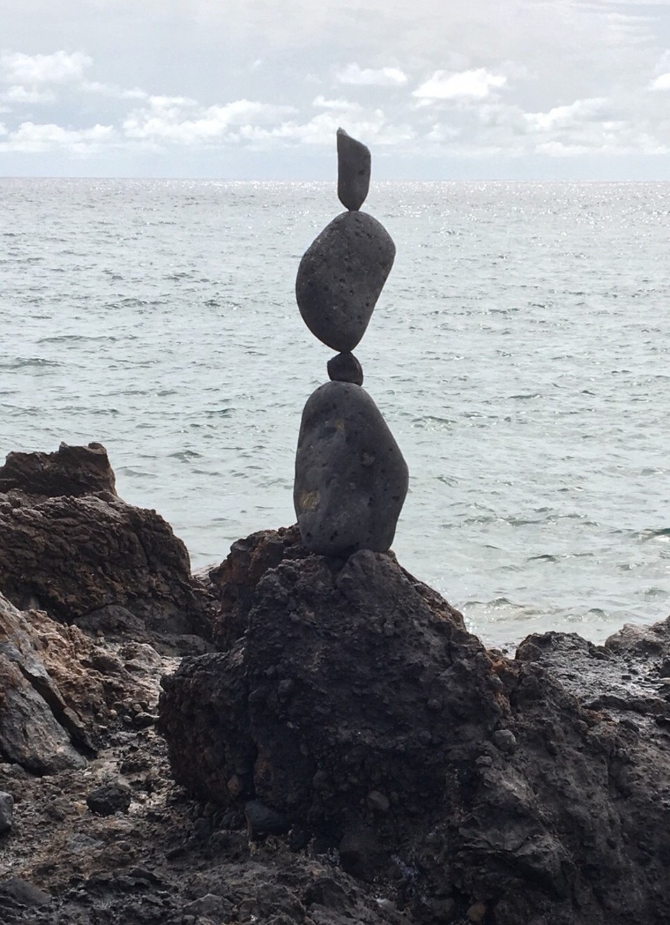  - Puerto del Carmen - Eines von vielen schönen Steinpyramiden