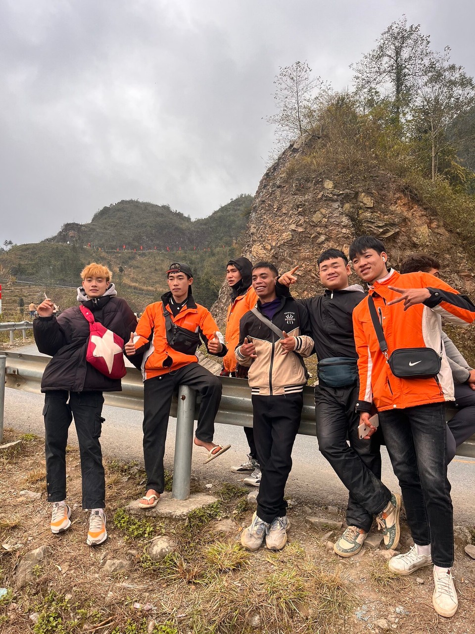 Vietnam - Ha Giang - Our drivers in Group 4❤️. The majority of our group are driving themselves so we only have 5 easy riders and our leader, Kai but they’re so cool and so much fun 