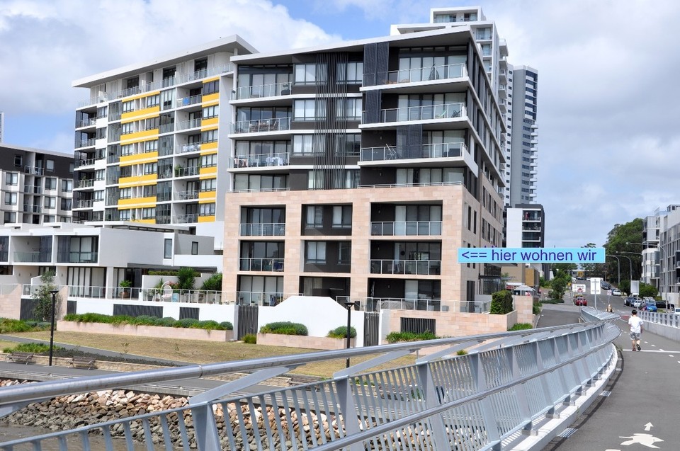 Australien - Rhodes - Unsere Wohnung  in Sydney