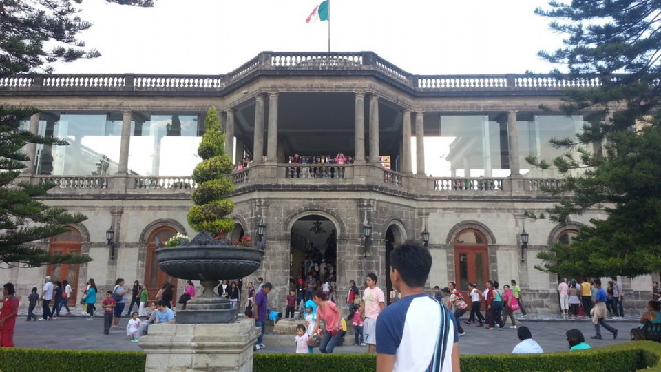 Mexico - Mexico City - Chapultepec Castle-film location of Romeo and Juliet-Leonardo dicapprio