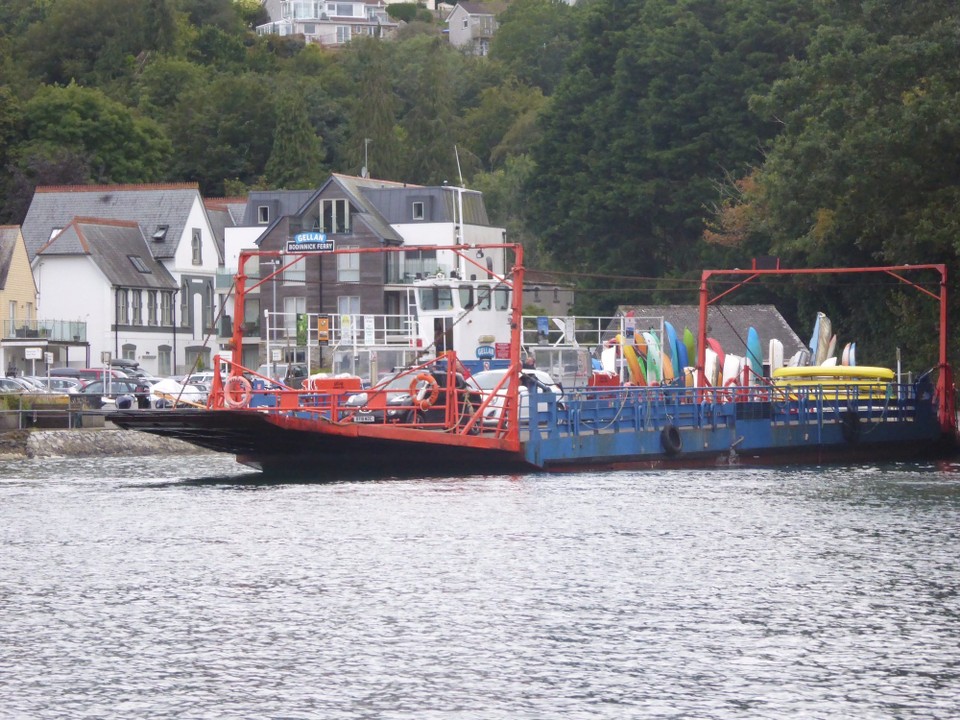 United Kingdom - Fowey - The Bodinnick to Fowey car ferry.