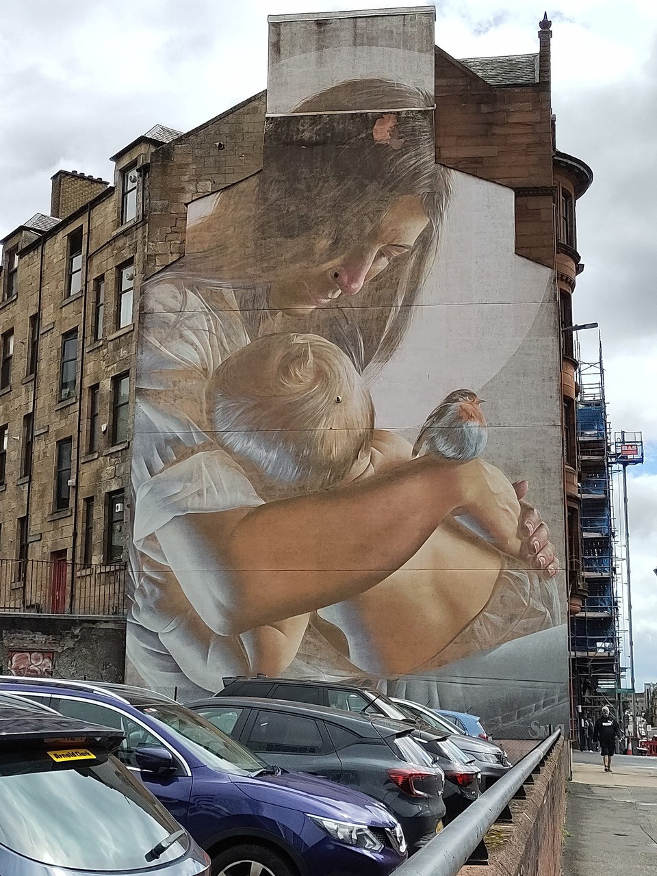 Vereinigtes Königreich - Glasgow - Mutter mit Kind