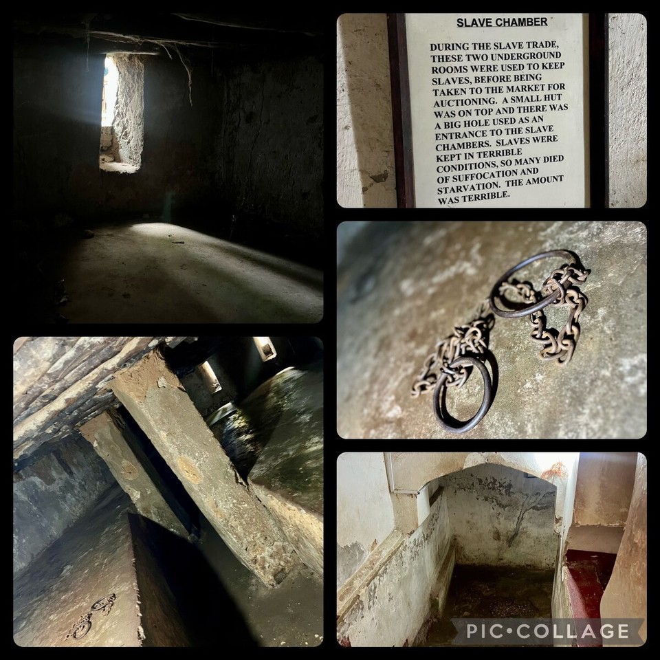 Tansania - Mjini - Unfassbar!
Bis zu 50 Menschen im Keller, manchmal bis zu 2 Tagen wartend auf ihren Verkauf. Und die Flut spülte dann den Raum. 