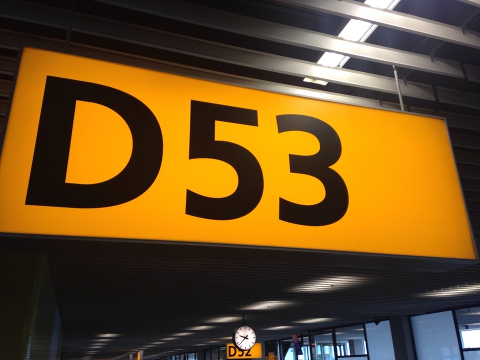 Netherlands - Amsterdam Airport Schiphol - De gate