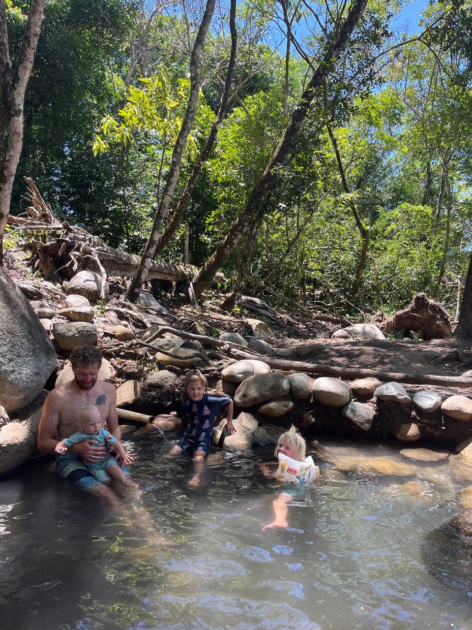 Panama - Boquete - Thermalbad, ca. 38 Grad.