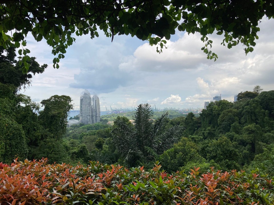 Singapur - Singapur - Zuerst zum Mount Faber (106m)