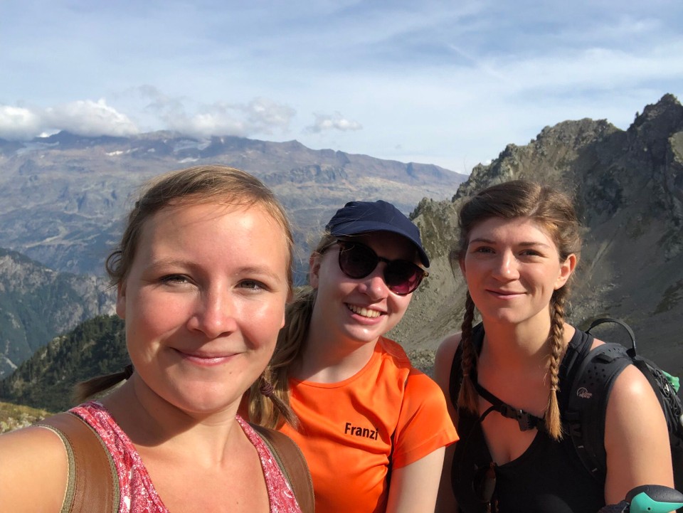 Frankreich - Allemond - Hier hatten wir den steilen Wald nach ca 2 1/2 Stunden Aufstieg hinter uns gelassen