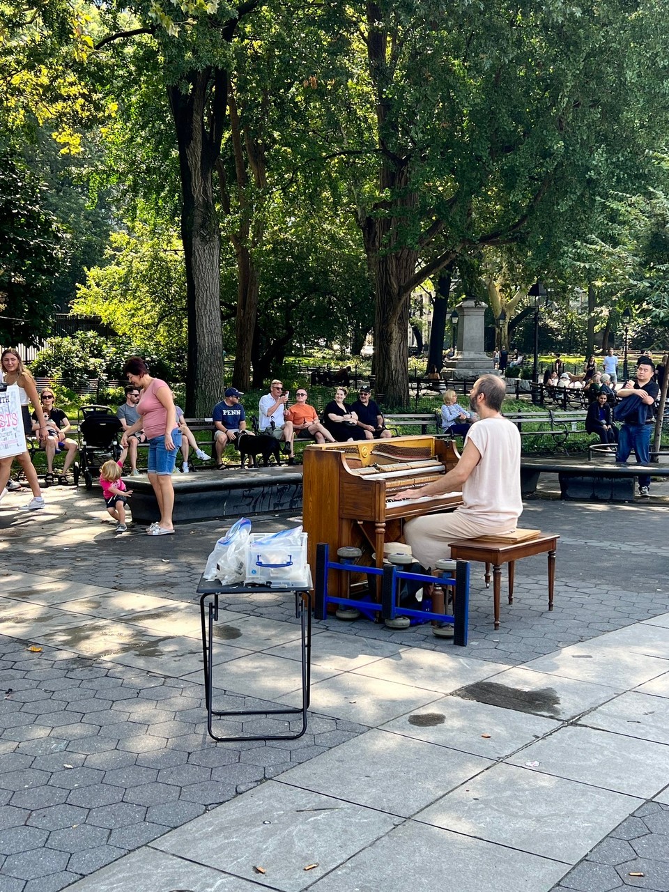 Vereinigte Staaten - New York - Musikbox Washington Square Park 