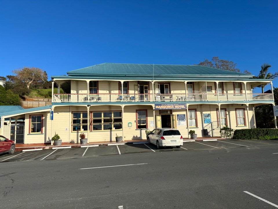 Neuseeland - Cape Reinga - altes  Manganoui Hotel 