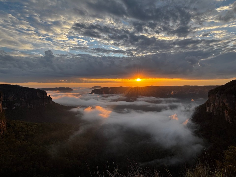 Australien - Blue Mountains - Blue Mountains - Govetts Leap Lookout