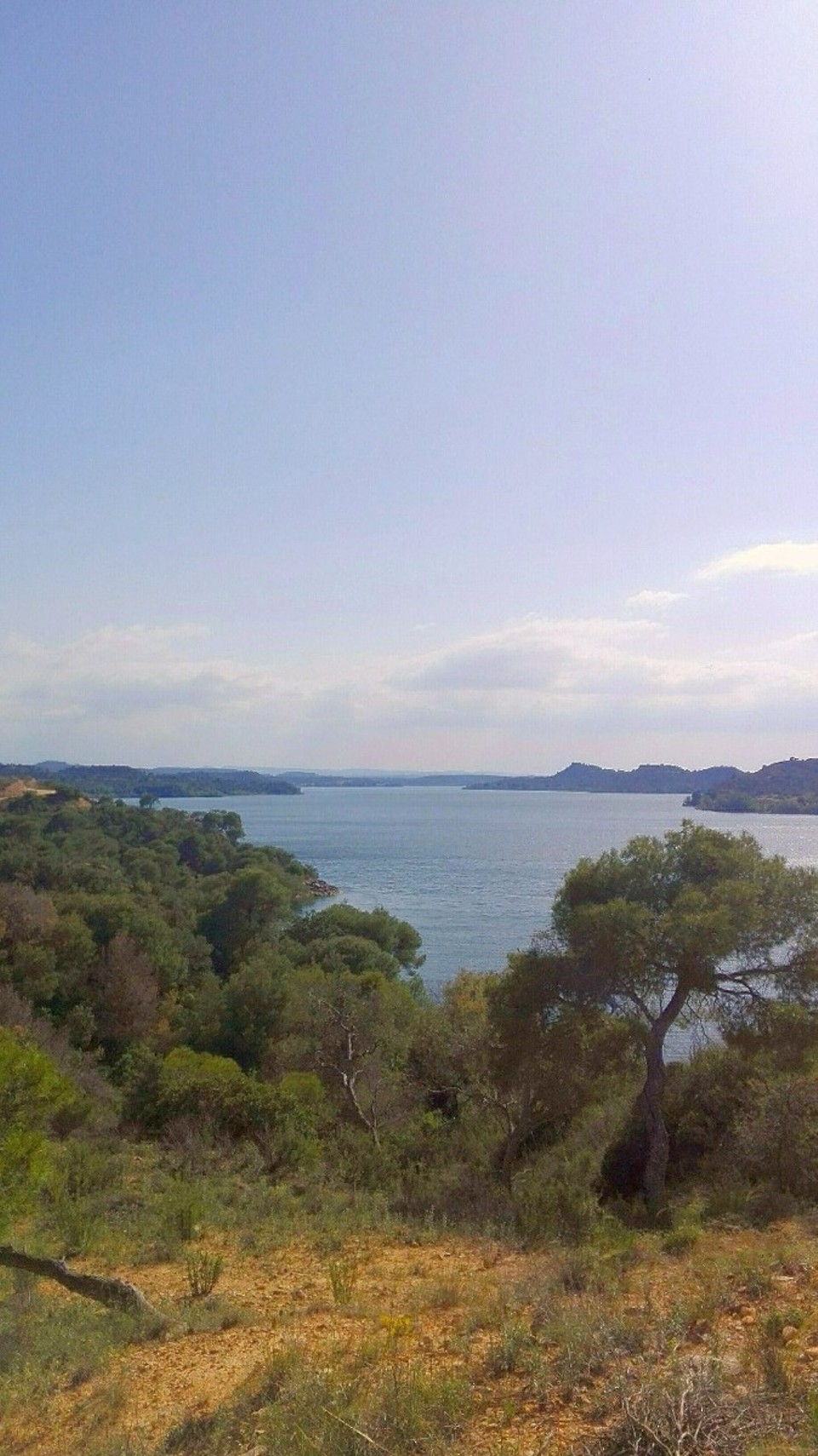 Spanien - Caspe - Blick auf den Ebro bei der Mountainbike Tour