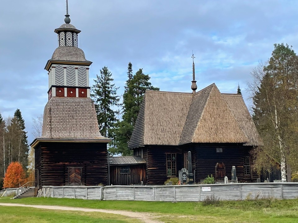 Finnland - Mustajärvi - Alte Kirche von Petäjävesi