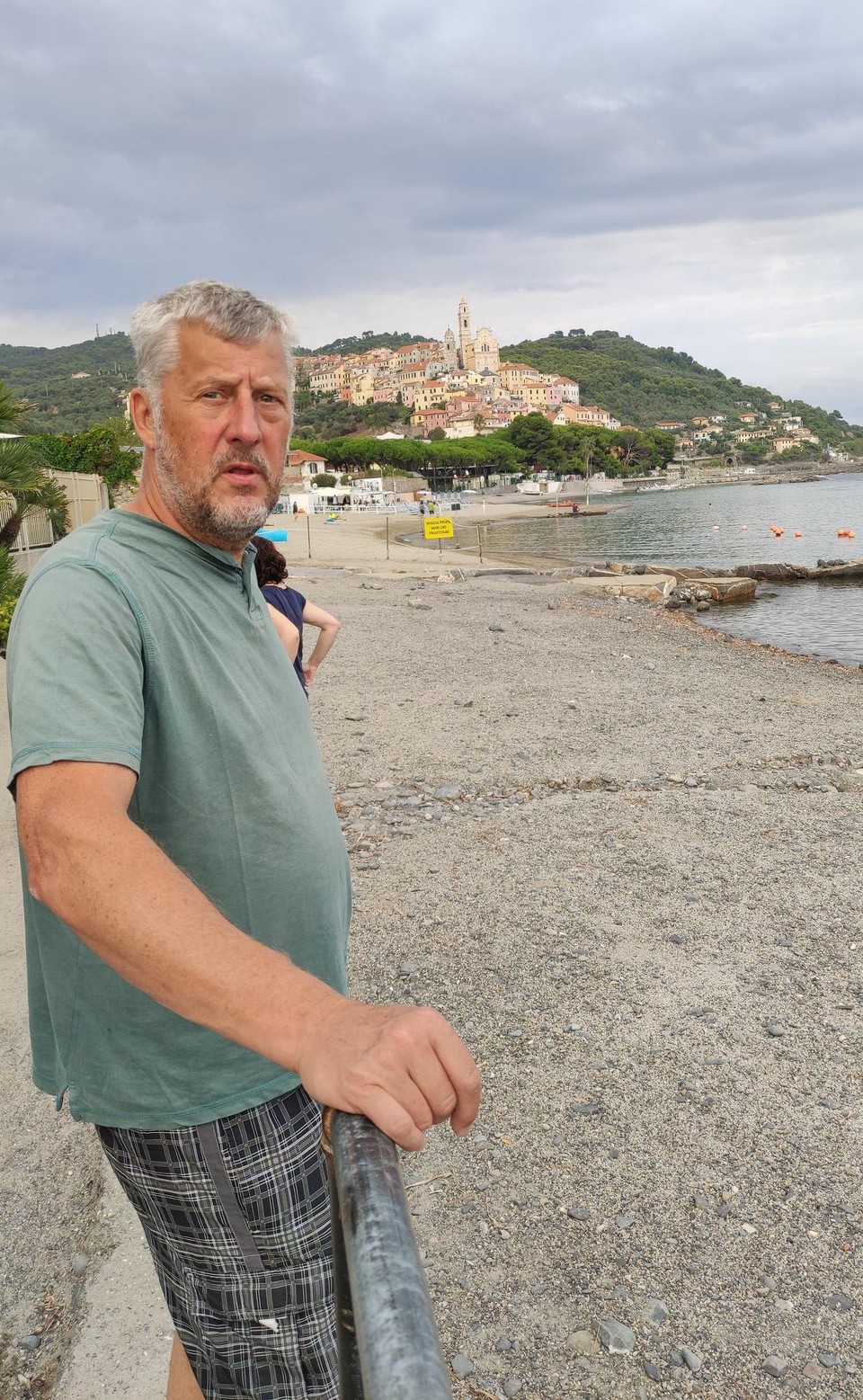 Italien - Cervo - Am Strand des  Camping-Platz