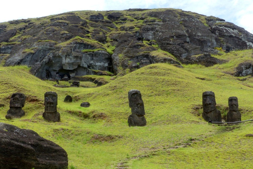 Chile - Osterinsel - Rano Raraku