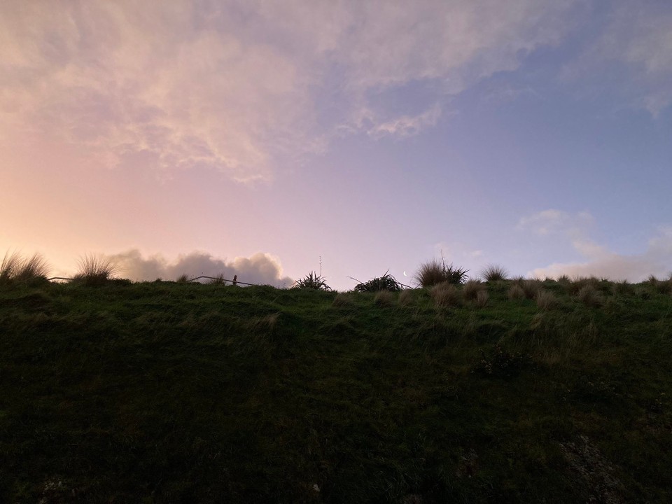 Neuseeland - Wellington - Der Mond zeigt sich auch schon