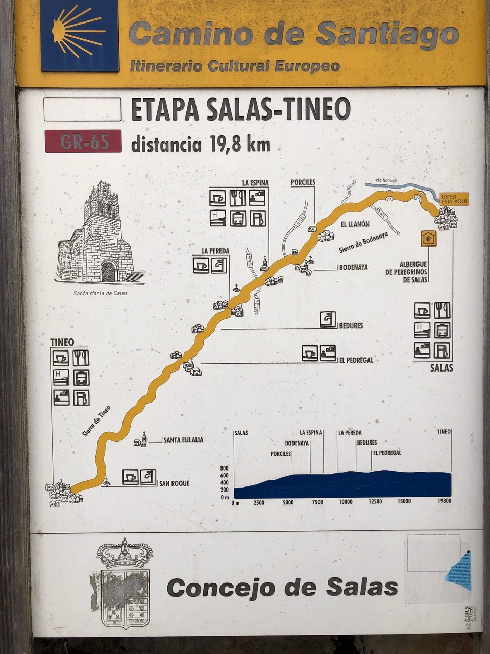 Spanien - Tineo - Der Weg heute