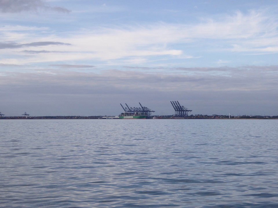 United Kingdom - Walton On The Naze - The Port of Felixstowe is the UK’s largest container port, dealing with 48% of Britain’s containerised trade.