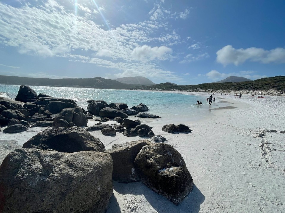 Australien - Cape Le Grand - Nachdem wir genug Sonne getankt hatten sind wir wieder zurück nach Hause und haben auf dem Rückweg noch die eine oder andere Bucht angesteuert.