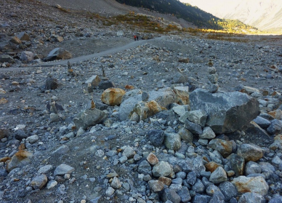 Schweiz - Pontresina/Engadin - Gletschergeröll