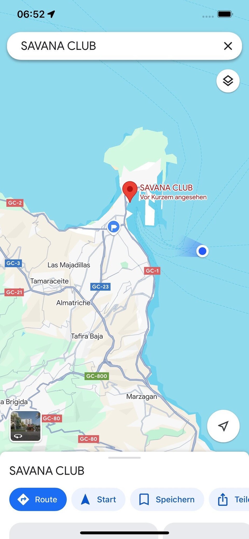 Spanien - Las Palmas de Gran Canaria - Standort Schiff, Treffpunkt Ausflug am 12:00 Uhr