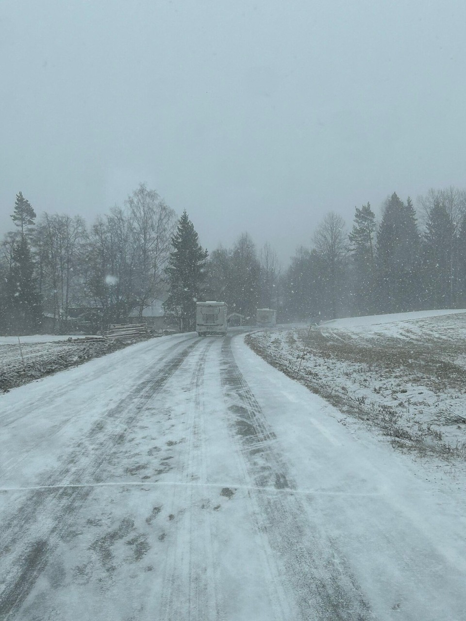 Norwegen - Løten - Und wieder mal Schnee
