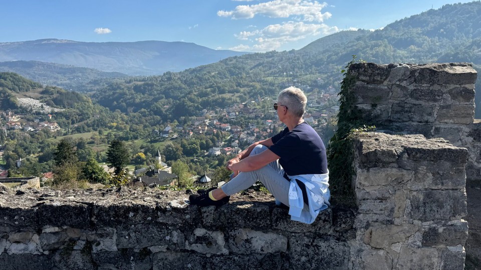 Bosnien und Herzegowina - Mostar - Von hier aus haben wir einen schönen Blick über die Stadt.