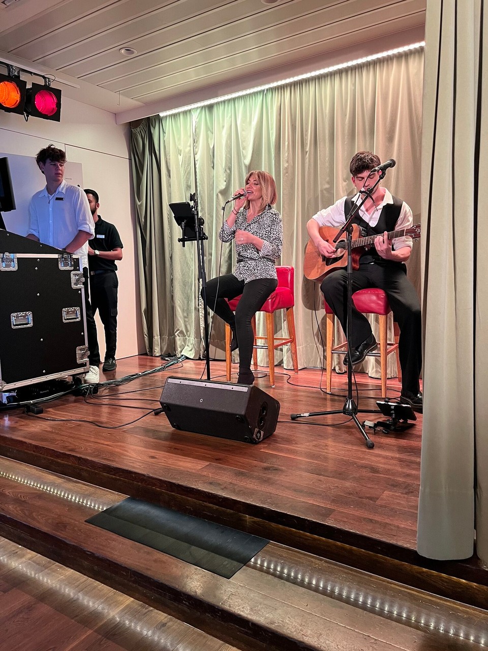 Spanien - A Coruña - Musikalische Unterhaltung gab es auch