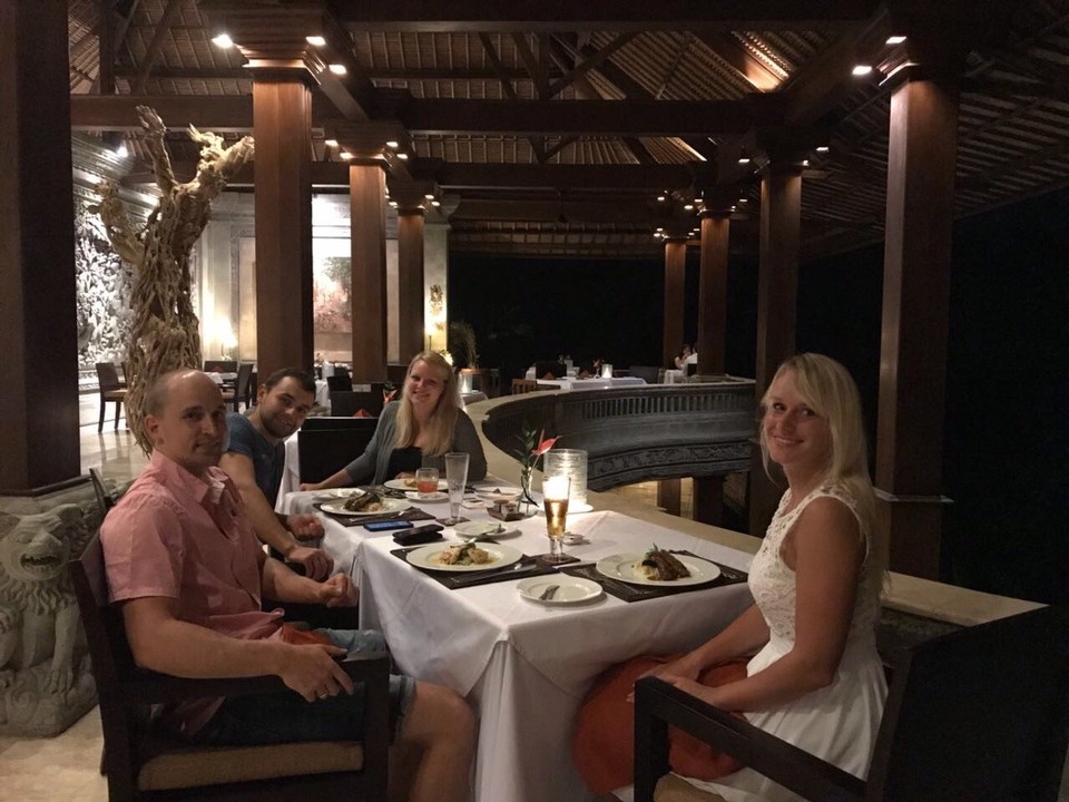 Indonesien - Gianyar - Heute Dinner im Hotel