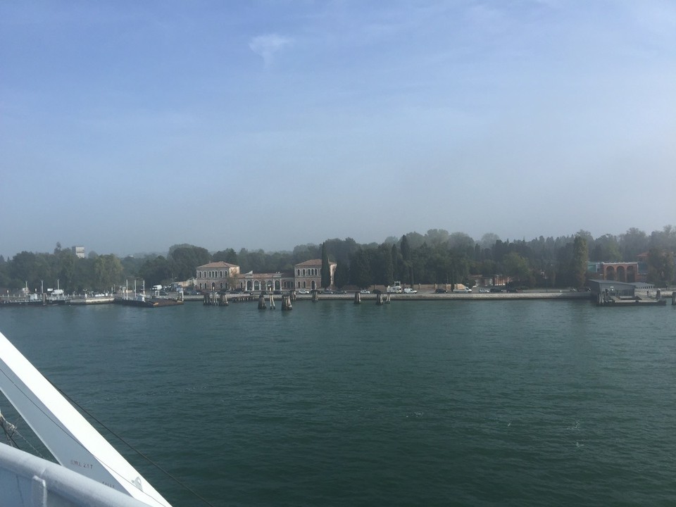 Italy - Venice - Moving slowly along the Venice Gulf