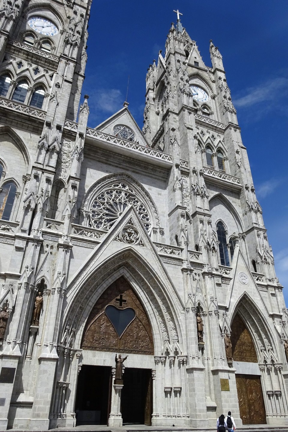 Ecuador - Quito - The Cathedral which dominates the city