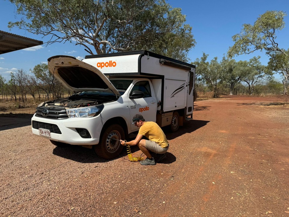 Australien - Mataranka - ... heisst: Luft tanka😄