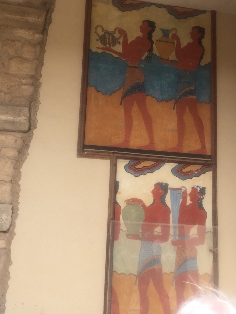 Griechenland - Chania - Wandgemälde im Tempel