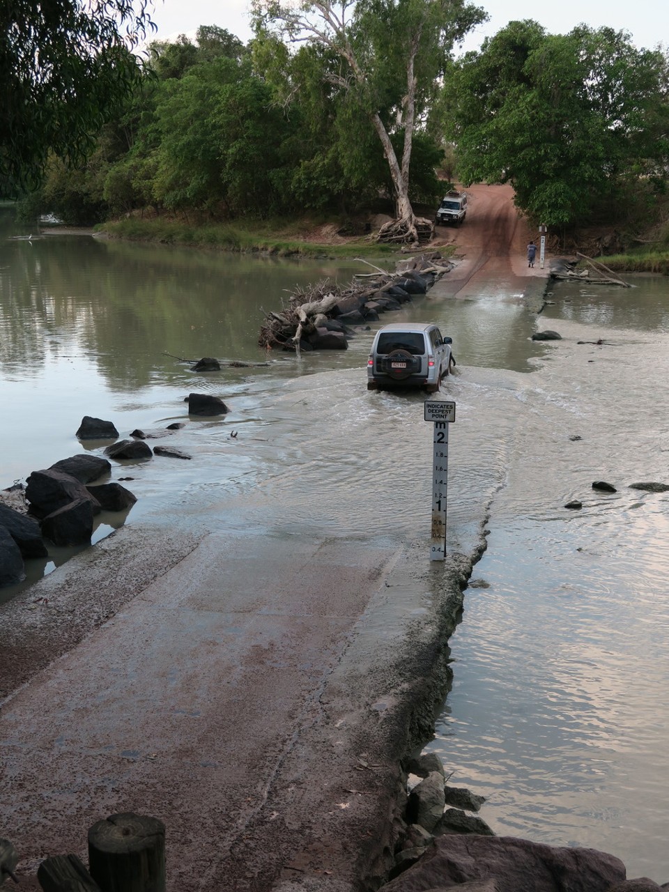 Australia - Kakadu - Floodway, en saison humide a mon avis, ça ne passe pas!