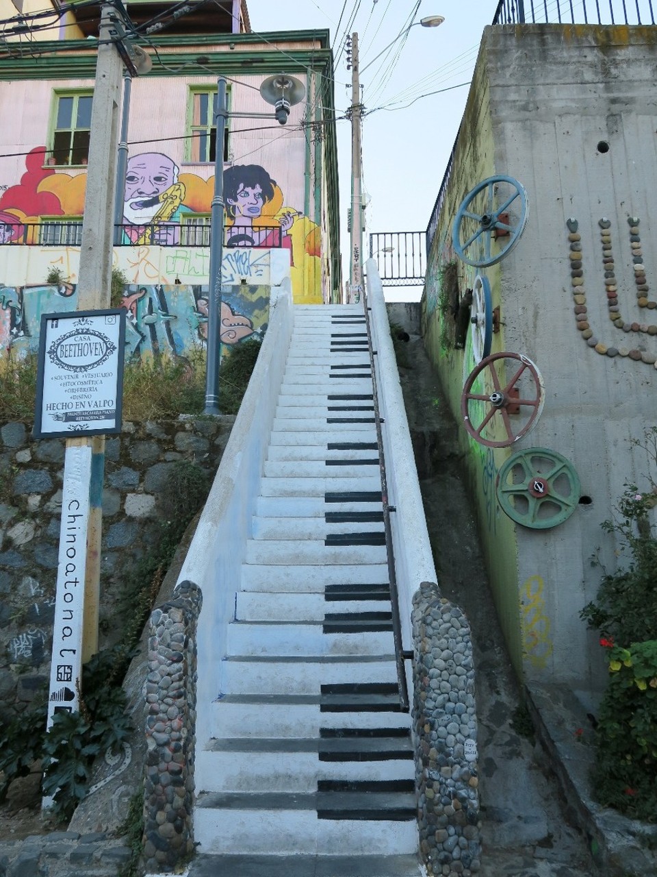 Chile - Valparaíso - ou en peinture