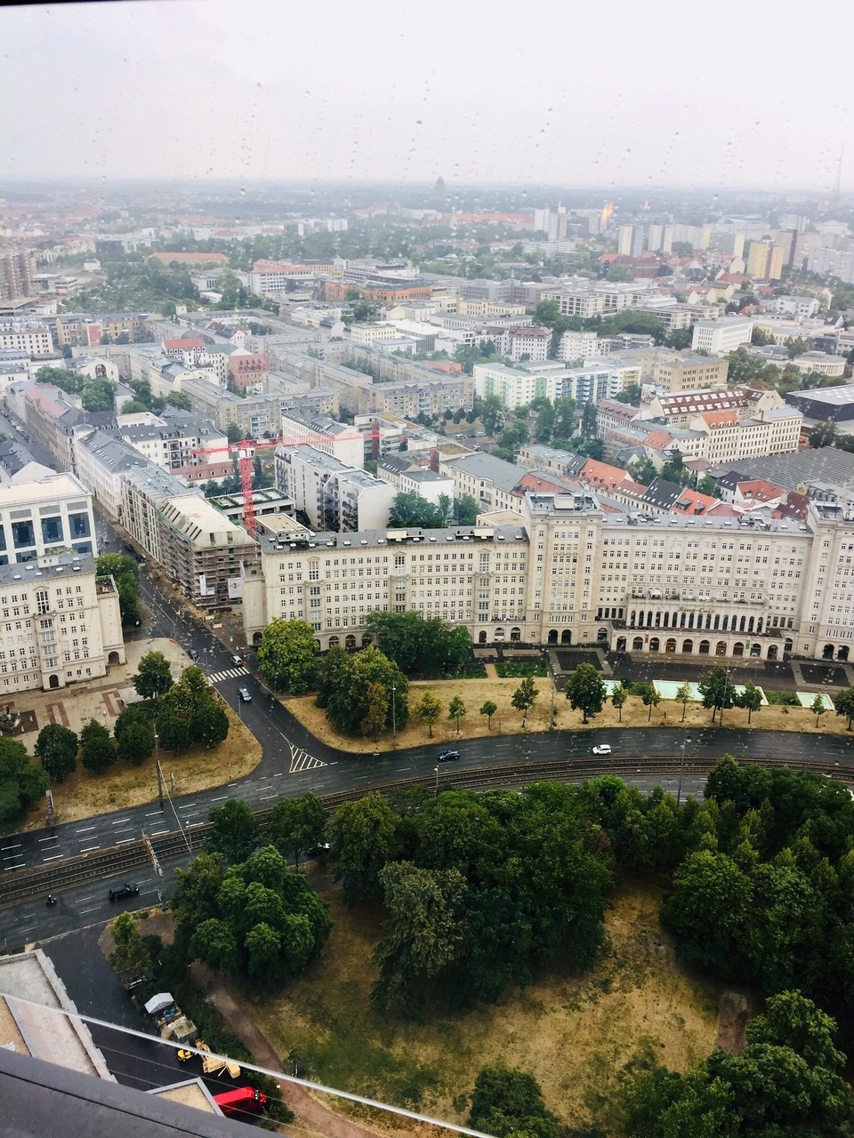 Deutschland - Leipzig - Blick vom MDR Turm Leipzig