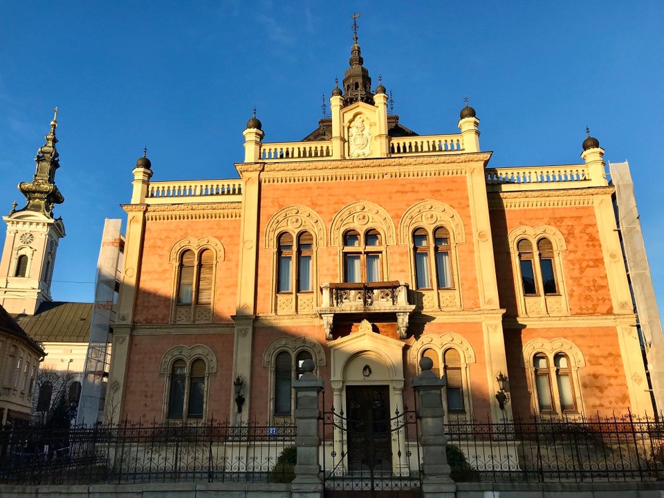 Serbien - Novi Sad - Palace of the Bačka Bishop of the Serbien Orthodox Church