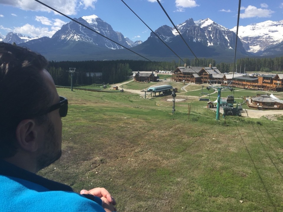 Canada - Lake Louise to Revelstoke - Het ski-dorpje beneden