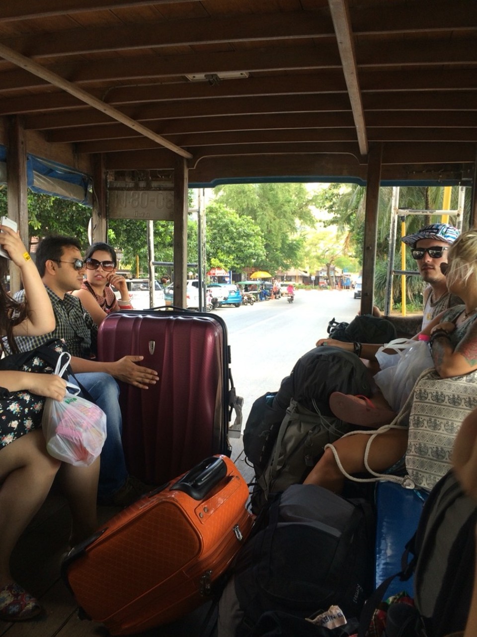 Thailand - Amphoe Mueang - Pick Up Service zum Pier.